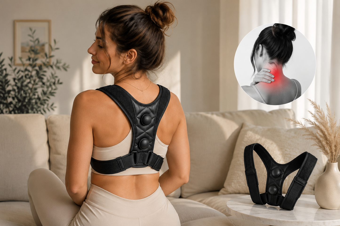 כאבי גב וצוואר מהישיבה? מתקן היציבה שיעזור לכם לעמוד זקוף עכשיו רק ₪99 כולל משלוח
