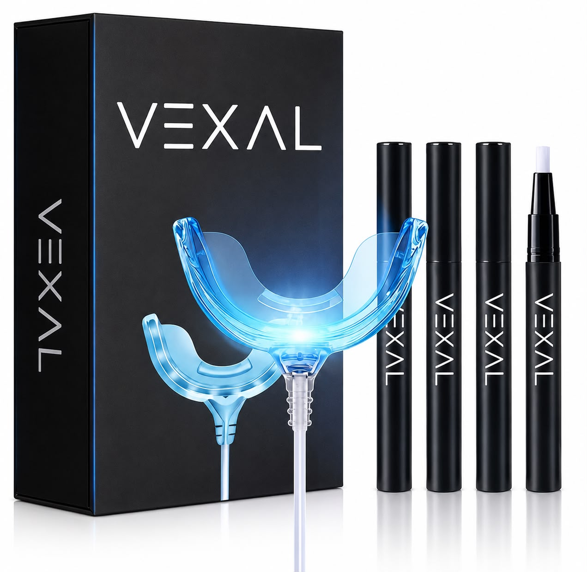 VEXAL Teeth Whitening LED Kit — תכולת הערכה המלאה